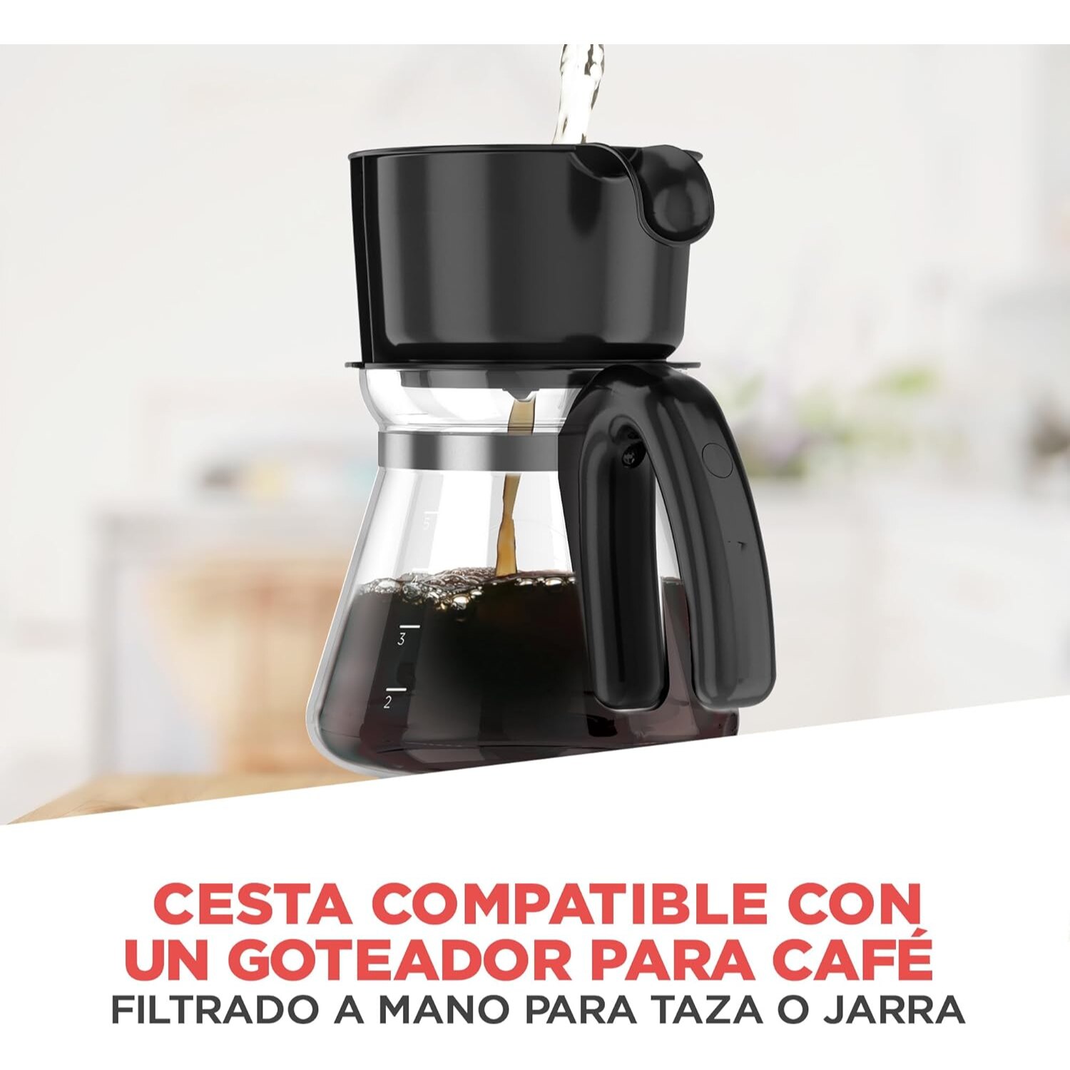 Cafetera Negra Black + Decker