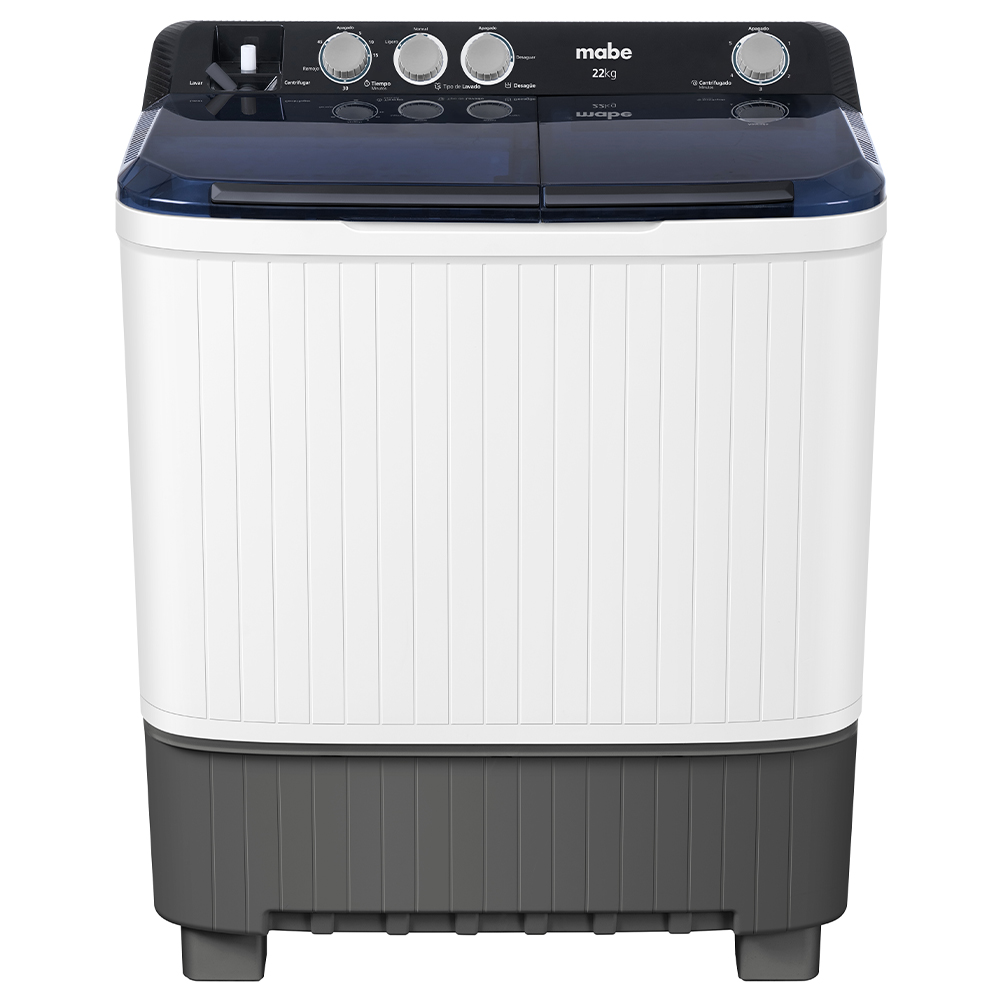 Lavadora Mabe 2 Tinas 22Kg Lmdx2224Hbab0 Blanca