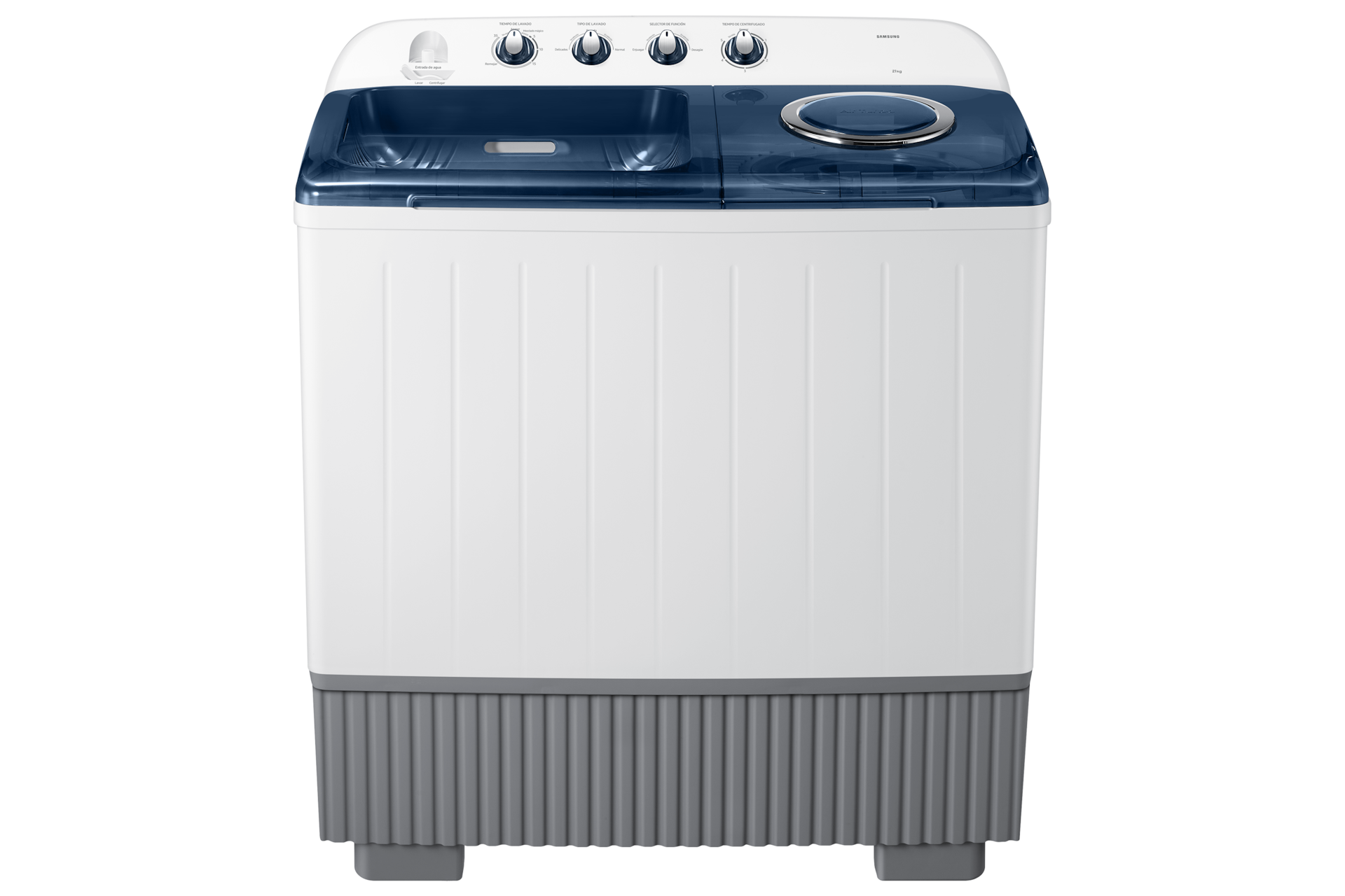 Lavadora Doble Tina 21K Gris Samsung Wt21F6300Lgax
