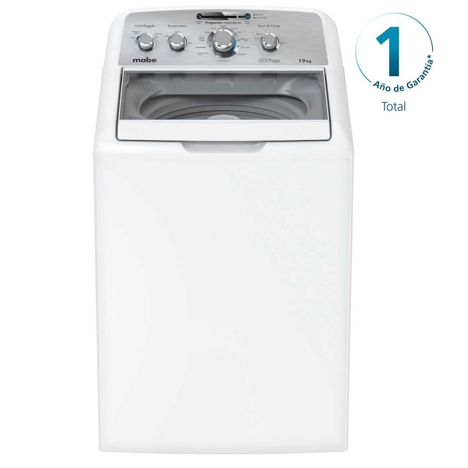 Lavadora Automática Mabe Carga Superior 19Kg Lma79114Vbak0