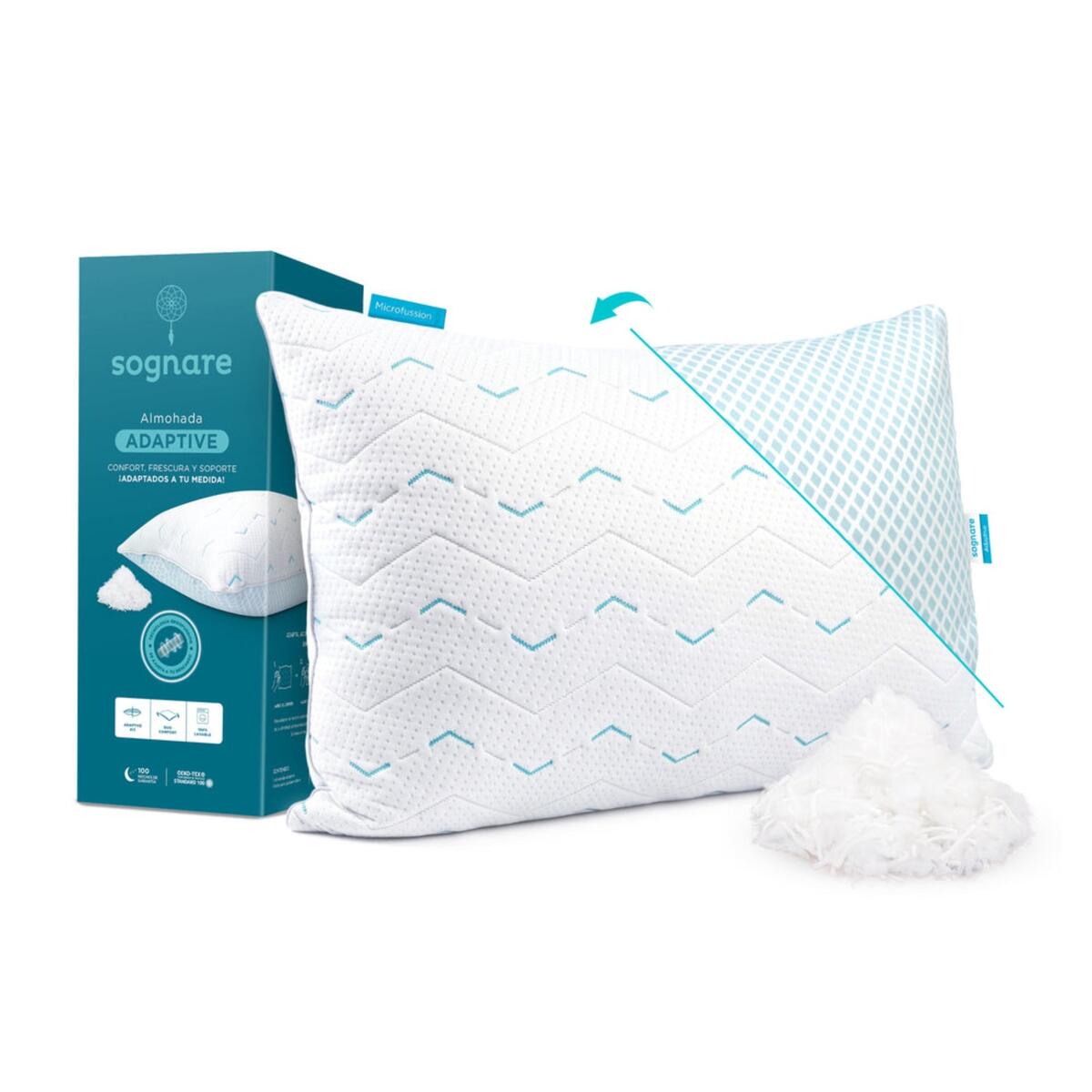 Almohada Adaptive Estandar 40 X 66 Cm Sognare